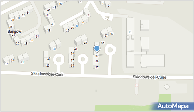 Siemianowice Śląskie, Skłodowskiej-Curie Marii, 51, mapa Siemianowice Śląskie