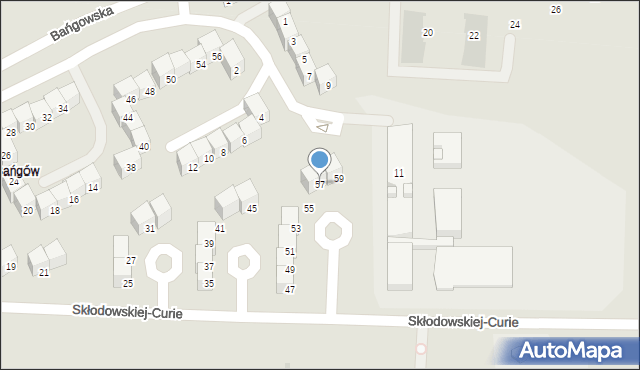 Siemianowice Śląskie, Skłodowskiej-Curie Marii, 57, mapa Siemianowice Śląskie