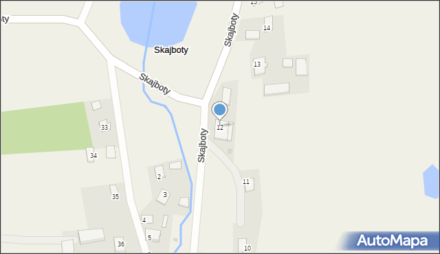 Skajboty, Skajboty, 12, mapa Skajboty