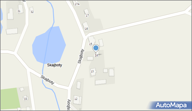 Skajboty, Skajboty, 14, mapa Skajboty