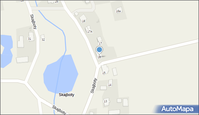 Skajboty, Skajboty, 16, mapa Skajboty