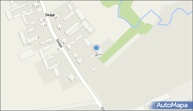 Skaje, Skaje, 1A, mapa Skaje