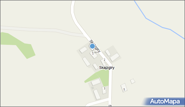 Skajzgiry, Skajzgiry, 1, mapa Skajzgiry