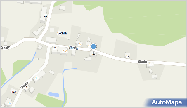 Skała, Skała, 16, mapa Skała