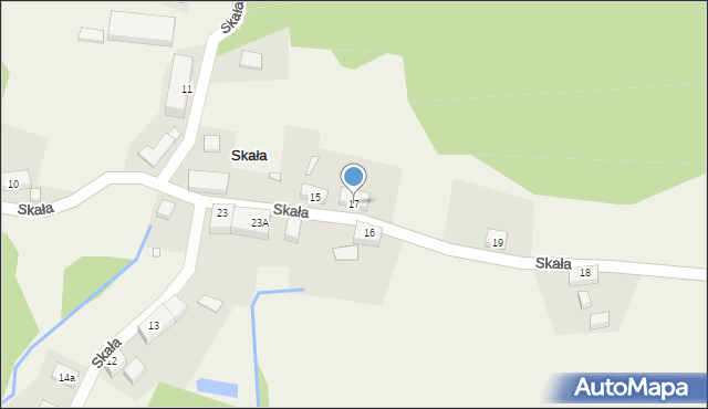 Skała, Skała, 17, mapa Skała