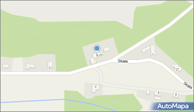 Skała, Skała, 5, mapa Skała