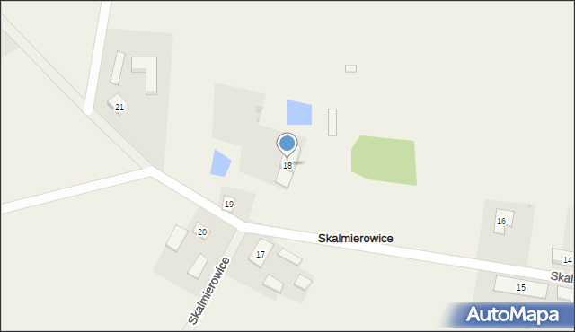 Skalmierowice, Skalmierowice, 18, mapa Skalmierowice