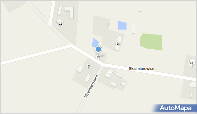 Skalmierowice, Skalmierowice, 19, mapa Skalmierowice