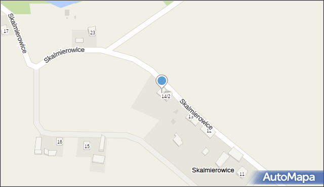 Skalmierowice, Skalmierowice, 14/3, mapa Skalmierowice