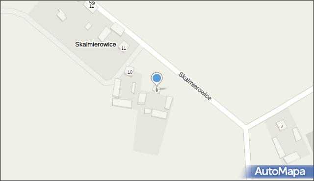 Skalmierowice, Skalmierowice, 9, mapa Skalmierowice