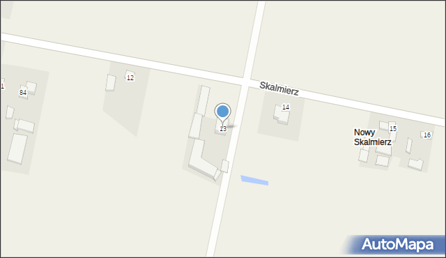 Skalmierz, Skalmierz, 13, mapa Skalmierz