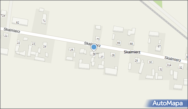 Skalmierz, Skalmierz, 26, mapa Skalmierz