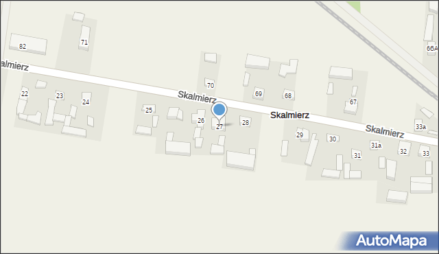 Skalmierz, Skalmierz, 27, mapa Skalmierz