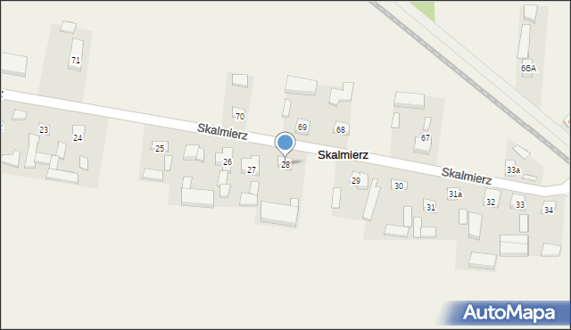 Skalmierz, Skalmierz, 28, mapa Skalmierz