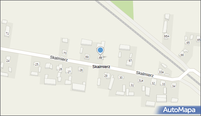 Skalmierz, Skalmierz, 68, mapa Skalmierz