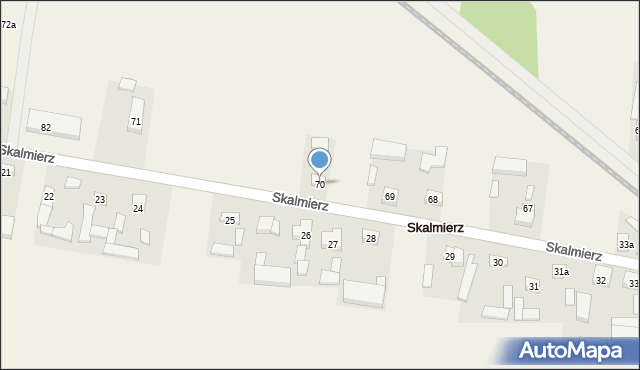 Skalmierz, Skalmierz, 70, mapa Skalmierz