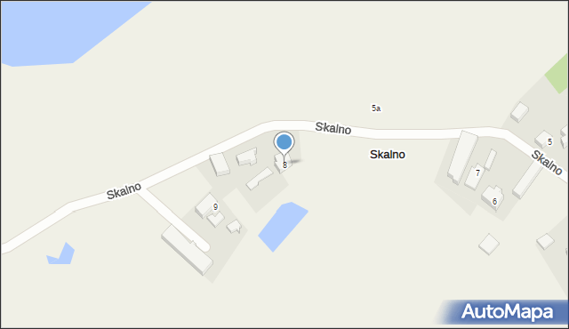 Skalno, Skalno, 8, mapa Skalno