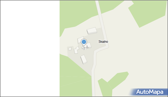 Skalno, Skalno, 2, mapa Skalno