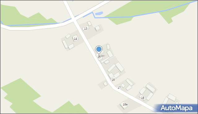 Skały, Skały, 15, mapa Skały