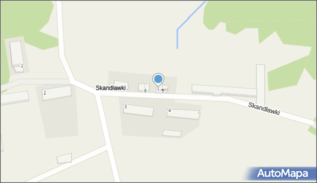 Skandławki, Skandławki, 5/1, mapa Skandławki