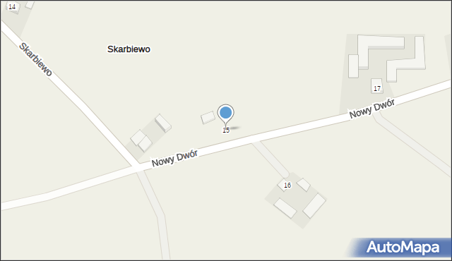 Skarbiewo, Skarbiewo, 15, mapa Skarbiewo