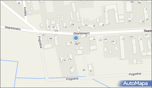 Skarbimierz, Skarbimierz, 16a, mapa Skarbimierz