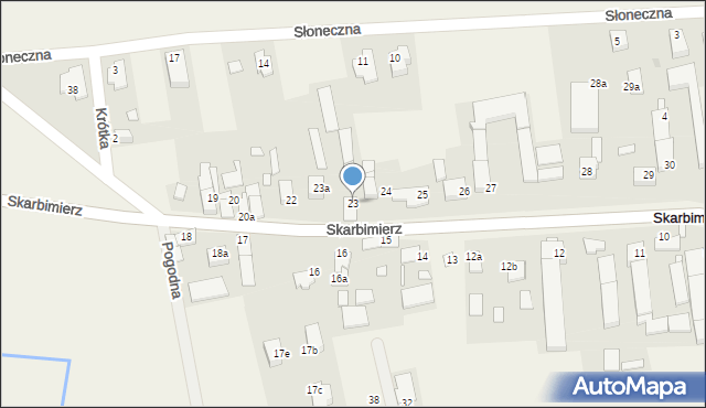 Skarbimierz, Skarbimierz, 23, mapa Skarbimierz