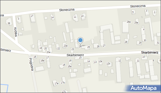 Skarbimierz, Skarbimierz, 24, mapa Skarbimierz