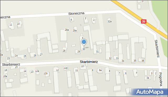 Skarbimierz, Skarbimierz, 30, mapa Skarbimierz