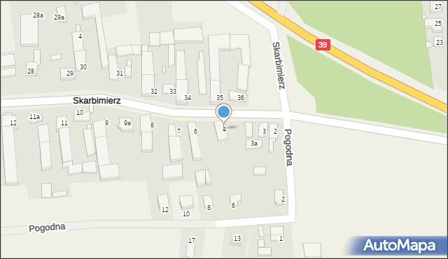 Skarbimierz, Skarbimierz, 4, mapa Skarbimierz