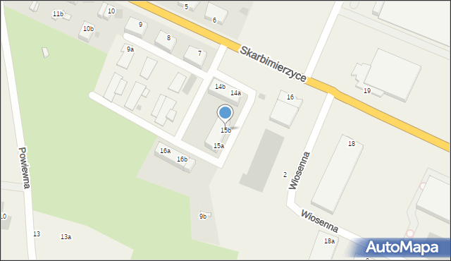 Skarbimierzyce, Skarbimierzyce, 15b, mapa Skarbimierzyce