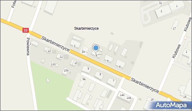 Skarbimierzyce, Skarbimierzyce, 4, mapa Skarbimierzyce