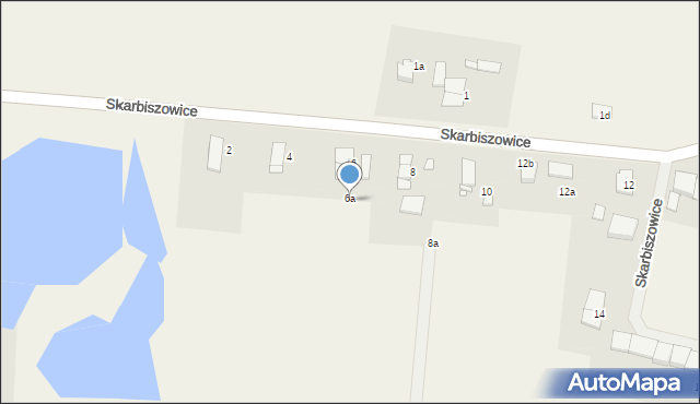 Skarbiszowice, Skarbiszowice, 6a, mapa Skarbiszowice