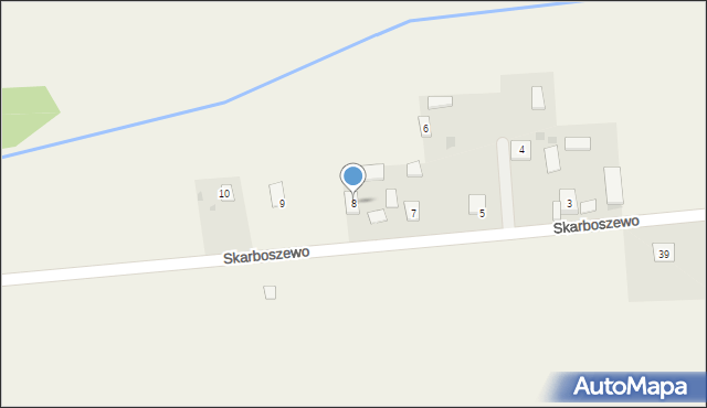 Skarboszewo, Skarboszewo, 8, mapa Skarboszewo