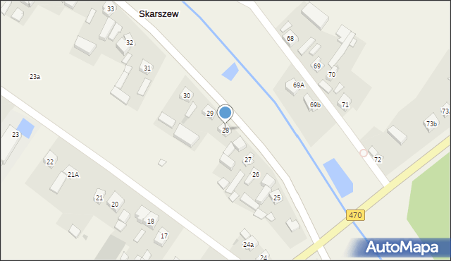 Skarszew, Skarszew, 28, mapa Skarszew