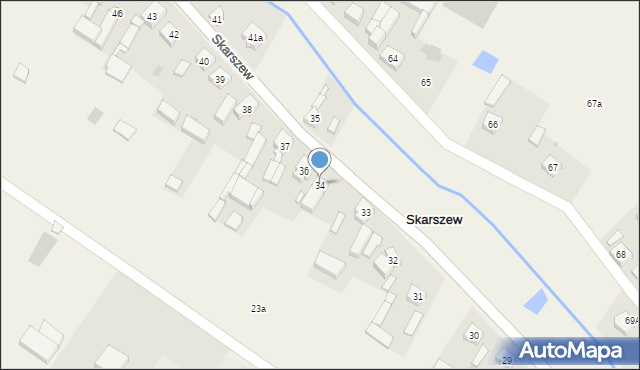 Skarszew, Skarszew, 34, mapa Skarszew