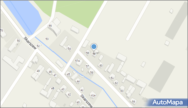 Skarszew, Skarszew, 58, mapa Skarszew