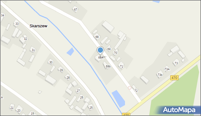 Skarszew, Skarszew, 69A, mapa Skarszew