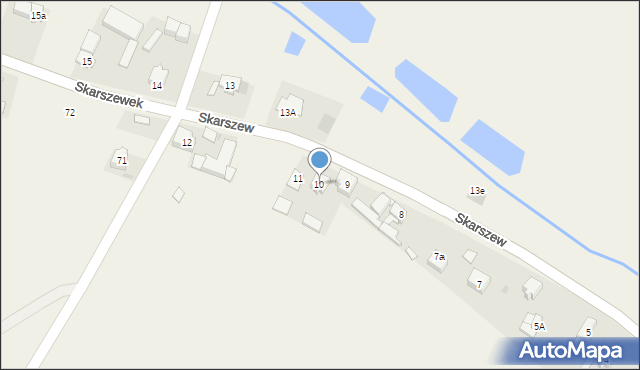 Skarszewek, Skarszewek, 10, mapa Skarszewek