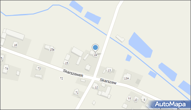 Skarszewek, Skarszewek, 14, mapa Skarszewek