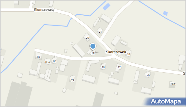 Skarszewek, Skarszewek, 19, mapa Skarszewek