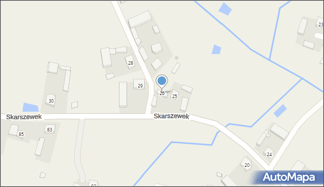 Skarszewek, Skarszewek, 26, mapa Skarszewek
