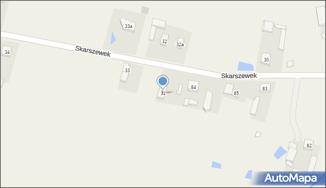 Skarszewek, Skarszewek, 31, mapa Skarszewek