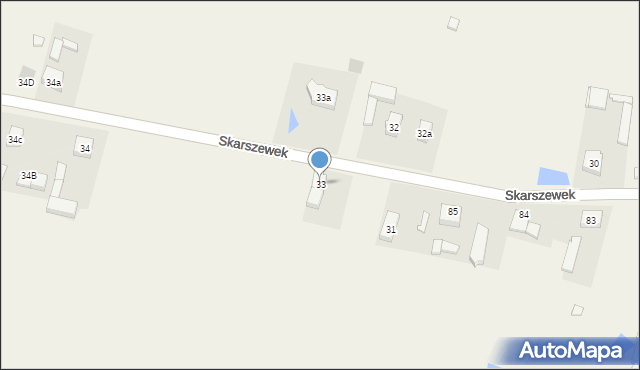 Skarszewek, Skarszewek, 33, mapa Skarszewek