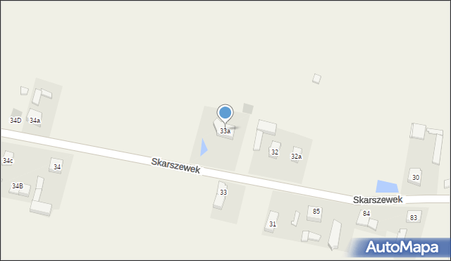 Skarszewek, Skarszewek, 33a, mapa Skarszewek