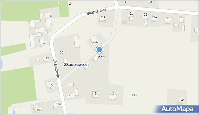 Skarszewo, Skarszewo, 20C, mapa Skarszewo