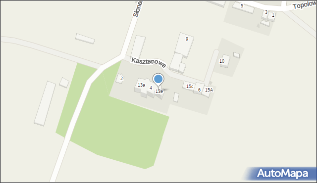 Skarszów Górny, Skarszów Górny, 13e, mapa Skarszów Górny