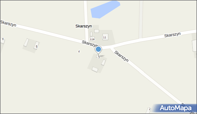 Skarszyn, Skarszyn, 3, mapa Skarszyn