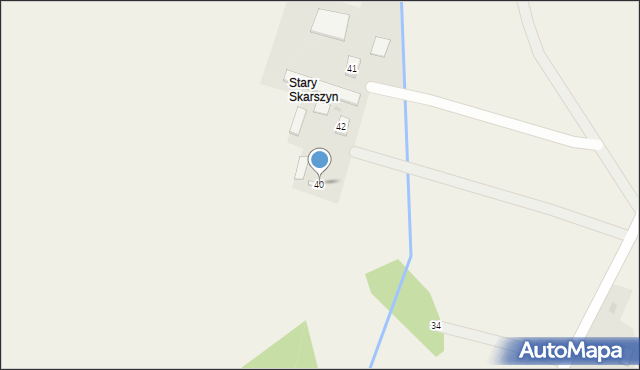 Skarszyn, Skarszyn, 40, mapa Skarszyn