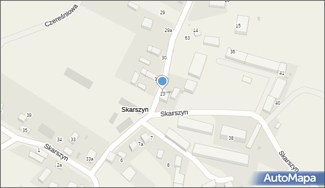 Skarszyn, Skarszyn, 13, mapa Skarszyn